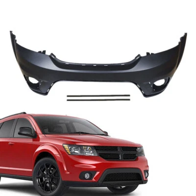 Labwork Primed Front Bumper Cover For 2011-2016 Dodge Journey fog lamp holes - Изображение 1 из 4