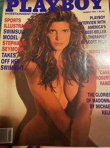 Play Boy Magazine March 1991 Stephanie Seymour - Picture 1 of 2