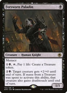 MTG Forsworn Paladin AFR 104 Regular Rare - Picture 1 of 3