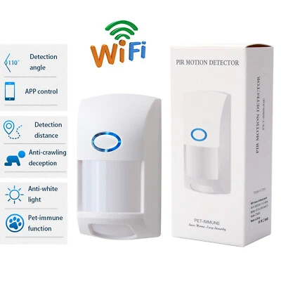 Wifi Intelligent Intrusion Infrared Detection Alarm Motion Sensor Induction Home - Image 1 of 4
