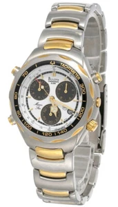 Bulova Marine Star Chrono Alarm 2-Tone SS Men's Watch 70032 -Store Display - Picture 1 of 3