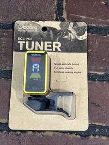 D'Addario PW-CT-17BU Eclipse Kopfplatte Gitarre & Bass Tuner gelb - Bild 1 von 4