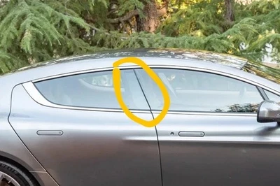 Aston Martin Rapide ventana lateral vidrio tira climática sello moldura delantero trasero S Foto 1 de 4