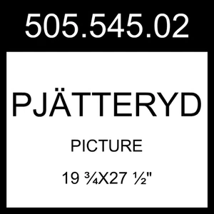 IKEA PJATTERYD Quadro chiaro di luna 19 3/4x27 1/2" 505.545.02 - Foto 1 di 1