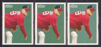 Bowman Heritage #115 2006 Curt Schilling [lote de 3 tarjetas] [nuevo/como nuevo] Foto 1 de 2