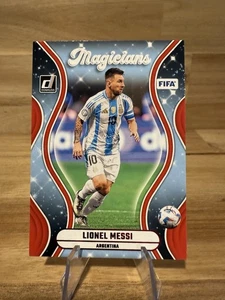 Lionel Messi 2024-25 Panini Donruss Soccer Magicians Insert Red - Picture 1 of 2