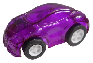 Distributore automatico plastica 2" auto da corsa pressofuse auto da corsa pull back viola - Foto 1 di 8