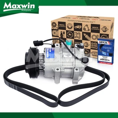 Compresor de aire acondicionado con correa de embrague para Hyundai Tuson Kia Sportage 11-13 2,0 L 2,4 L Foto 1 de 4
