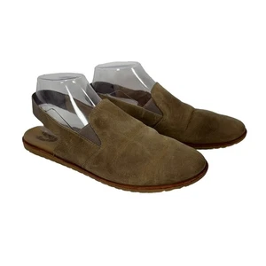 Sorel Ella Tan Suede Leather Slingback Closed Toe Slip On Flats Women's Size 9 - Picture 1 of 13