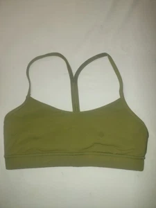 Lulu Lemon Women's Sports Bra Olive Geen Size Small - Picture 1 of 3
