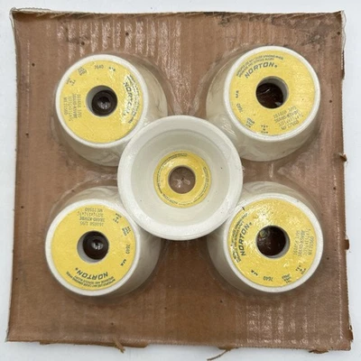 Rueda de copa abrasiva Norton 5pk 3/2-1/4 x 1-1/4 x 3/4 38A80-K5VBE ME21560 Foto 1 de 4