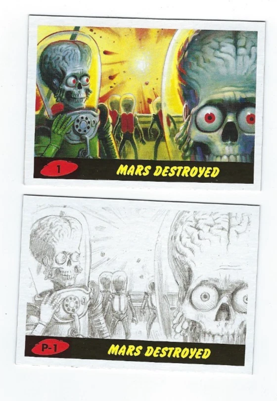 2017 Mars Attacks!: The Revenge complete base set 110 cards total - Image 1 of 1
