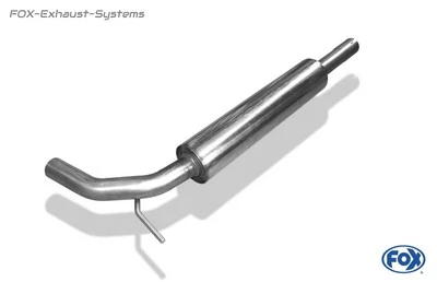  Silenciador delantero VW Polo 6KV Classic y Variant - Imagen 1 de 2