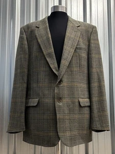 Traje Chaqueta Blazer DAKS London Para Hombres Vintage Cuadros Talla 46L Pura Lana Nueva Hecho en el Reino Unido - Imagen 1 de 12