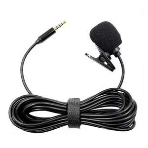 Lavalier Microphone Mic Stereo Audio  Wired Mic 3.5mm Plug for Mobile Phone3587 - Afbeelding 1 van 6
