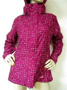Marker Woman's Hoodie Jacket Size 8 Fuchsia Pink Polka Dot 73344 - Picture 1 of 14