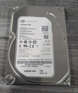 SEAGATE 1TB ST1000DM003 1SB102-544 PN 1SB102-544 3.5 INCH 7200 RPM - Picture 1 of 4