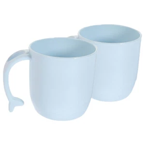 2 Pcs Children's Mouthwash Cup Multi-purpose Plastic Cups Travel - Picture 1 of 12