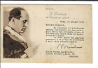 1923 Il Duce A "Presidente" Message Postcard Pietro Bortolotti Cosmetics Inventr