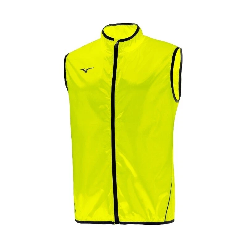 Mizuno sin Mangas Team Authentic Lluvia Vest, Unisex Color 44 (Amarillo Fluo ) - Imagen 1 de 1