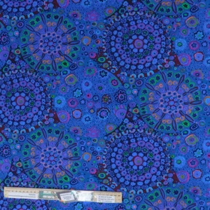 Quilting Patchwork Sewing Fabric Kaffe Fassett Collective Blue 50x55cm FQ - Picture 1 of 3