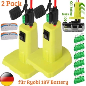 2stk Für Ryobi 18V Li-ion Akku Output Adapter DIY Power Wheels Converter Tool - Bild 1 von 11