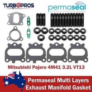Permaseal Turbo&Exhaust Manifold Stud&Gasket For Mitsubishi Pajero 4M41 3.2L - Bild 1 von 12