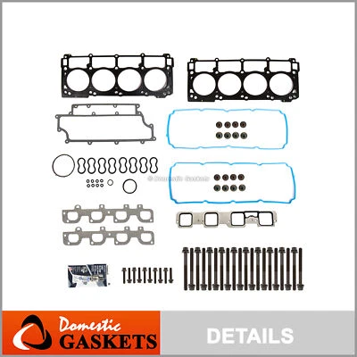 Head Gasket Bolts Set Fits 2005-2009 Chrysler 300 Dodge Charger Jeep 6.1L V8 - Image 1 of 4