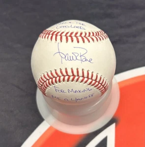 Aaron Boone New York Yankees Signed OMLB Baseball Inscribed Steiner CX COA - Picture 1 of 4