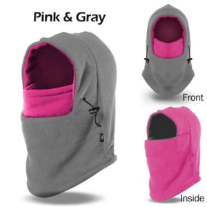 Balaclava Ski Mask Child Full Face Beanie Winter Hat Cap Fleece Trapper Outdoor - Picture 1 of 10
