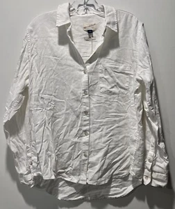 Universal Thread Women’s White Button Down Shirt Size Small NWT - Picture 1 of 5
