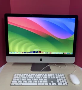 Apple iMac 27" 2013 i5-3.2GHz-32GBRAN-512GBSSD macOS Sonoma2024 💻 - Picture 1 of 21