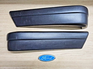FORD ESCORT MK3 PASSENGER & DRIVERS REAR BUMPER END CAPS GENUINE NEW FORD PARTS - Picture 1 of 5