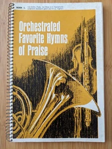 Orchestral Favorite Hymns Of Praise Spiral Softcover 1972 - Picture 1 of 5