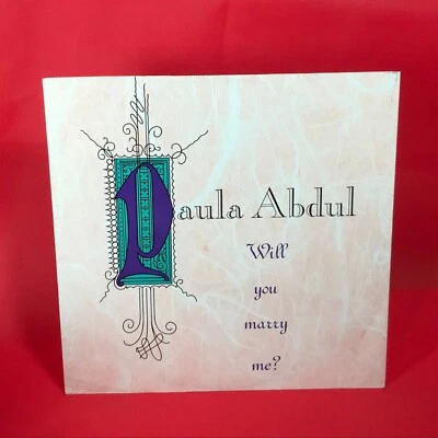 PAULA ABDUL Will You Marry Me 1992 UK 3-track vinyl 12" single extended - Image 1 of 4