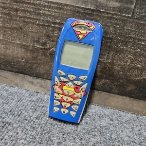 Superman Blue Nokia Cell Phone Faceplate And phone vintage - Picture 1 of 13