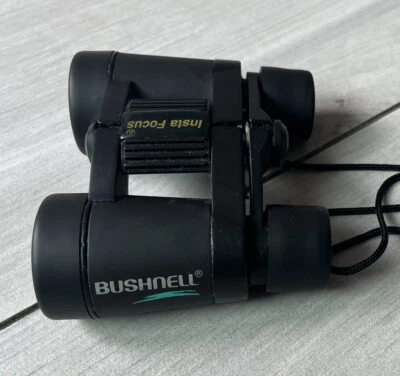 Bushnell Powerview 4x30 Insta Focus Compact Binoculars Black - Image 1 of 4