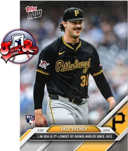 Paul Skenes 2024 Topps Now MLB 770 ERA più bassa di ROOKIE - Foto 1 di 2