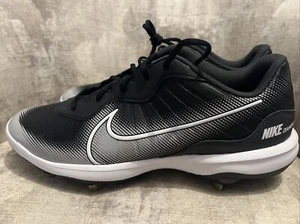 Größe 13 Herren Nike Alpha Huarache Varsity 4 niedrige Baseballstollen DJ6516-010 Neu - Bild 1 von 6