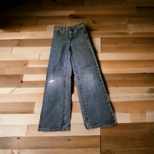 CIRCO BOYS Kids Size 7 Slim Jeans Cotton Denim Pants Hole In Knee - Picture 1 of 7
