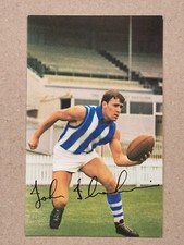 John Ibrahim Nth Melb  MOBIL FOOTY PHOTOS  1965  VFL (AFL)  football card uncirc