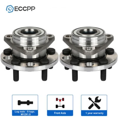 ECCPP 2P Wheel Hub Bearing Front For Chevy Cavalier Pontiac Sunfire Olds Cutlass - Image 1 of 4