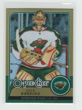08/09 OPC Minnesota Wild Josh Harding Gold card #383