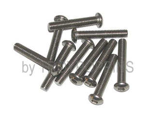 10-SS M6-1.0 X 35MM BH CABEZAL DE ENCHUFE DE BOTÓN MÁQUINA MÉTRICA TORNILLOS ACERO INOXIDABLE - Imagen 1 de 1