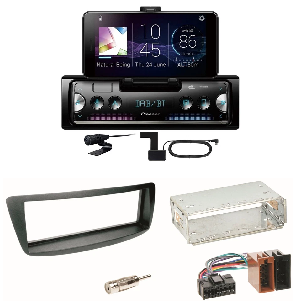 Pioneer SPH-20DAB Digitalradio USB Einbauset Toyota Aygo Citroen C1 Peugeot 107 - Bild 1 von 1