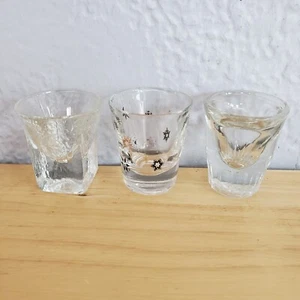 3 Shot Glasses 2" Tall - Picture 1 of 9