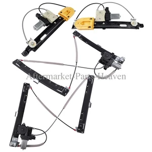 Front Rear L+R Power Window Regulator w/Motor for Jaguar XF 09-15 XFR XFR-S 4Pcs - Picture 1 of 7