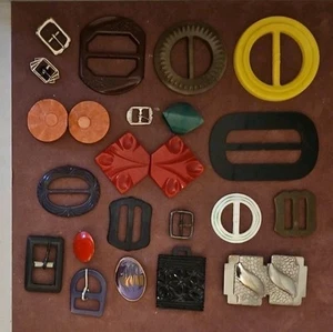 Antike Vintage Schnallen für Gürtel und Schuh, diverse Teile - Bild 1 von 8