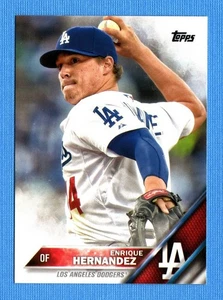 2016 Topps #435 Enrique Hernandez Los Angeles Dodgers - Picture 1 of 1