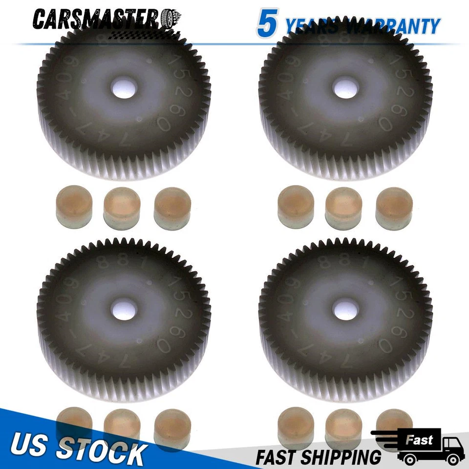 4 engranajes de motor de ventana eléctrica Dorman delanteros traseros para Lincoln Town Car Foto 1 de 1